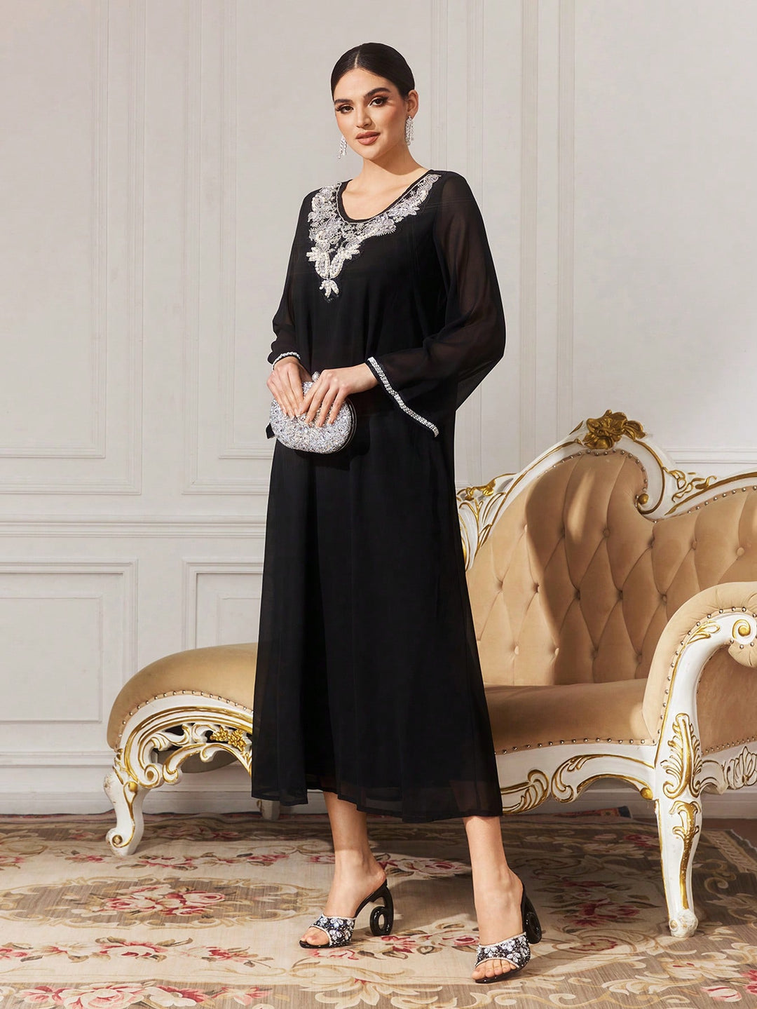 Sandale SHEIN, negru