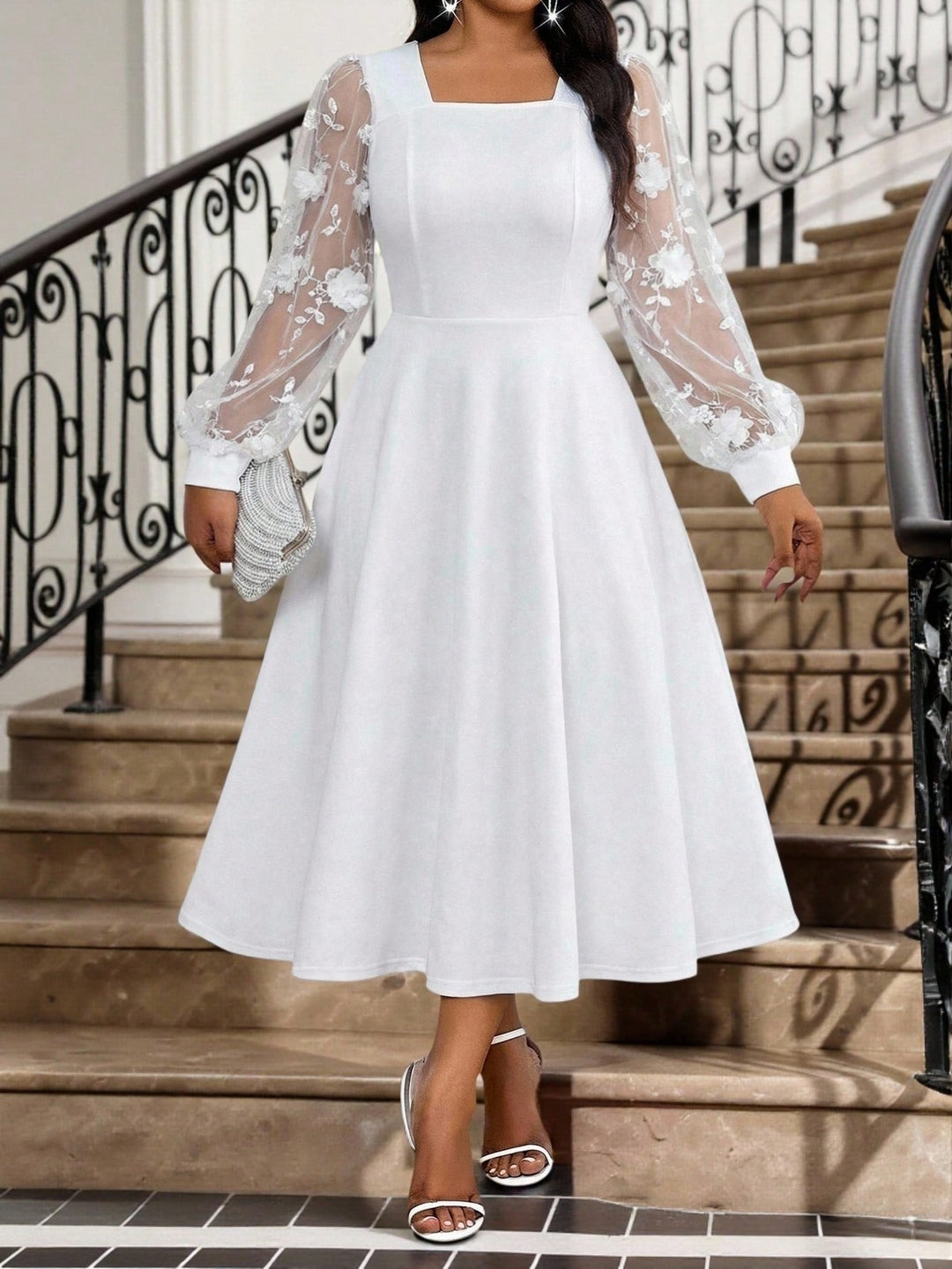 Rochie SHEIN, alb