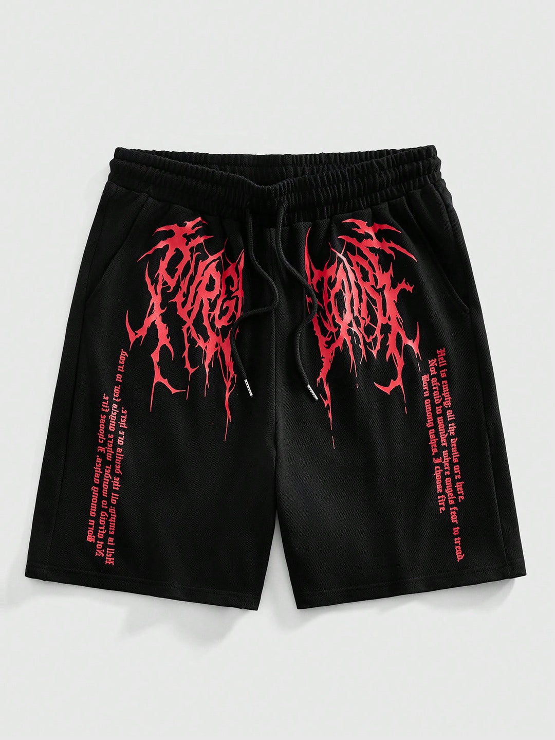 Pantaloni scurți SHEIN, negru