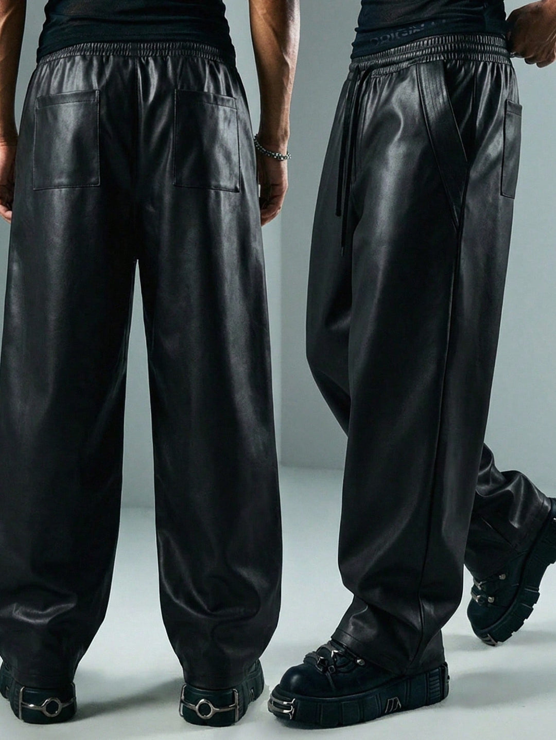 Pantalon SHEIN, negru