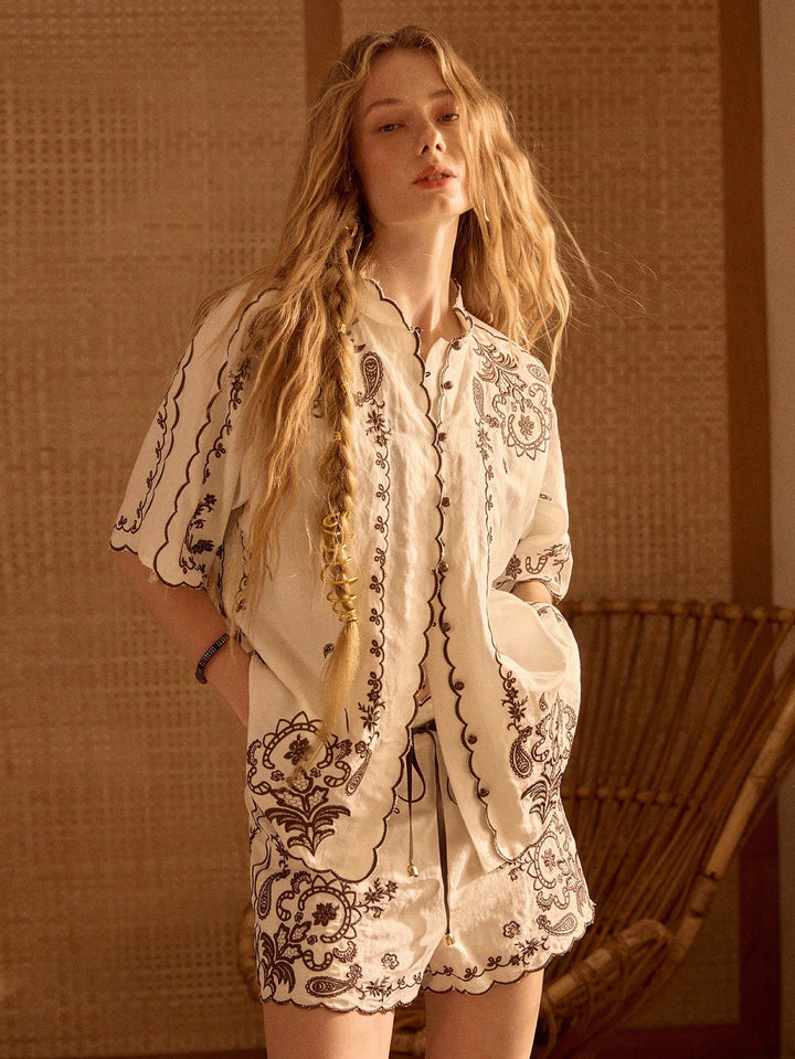 Cămașă tip button-up SHEIN