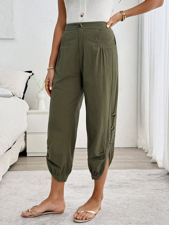 Pantaloni SHEIN, kaki