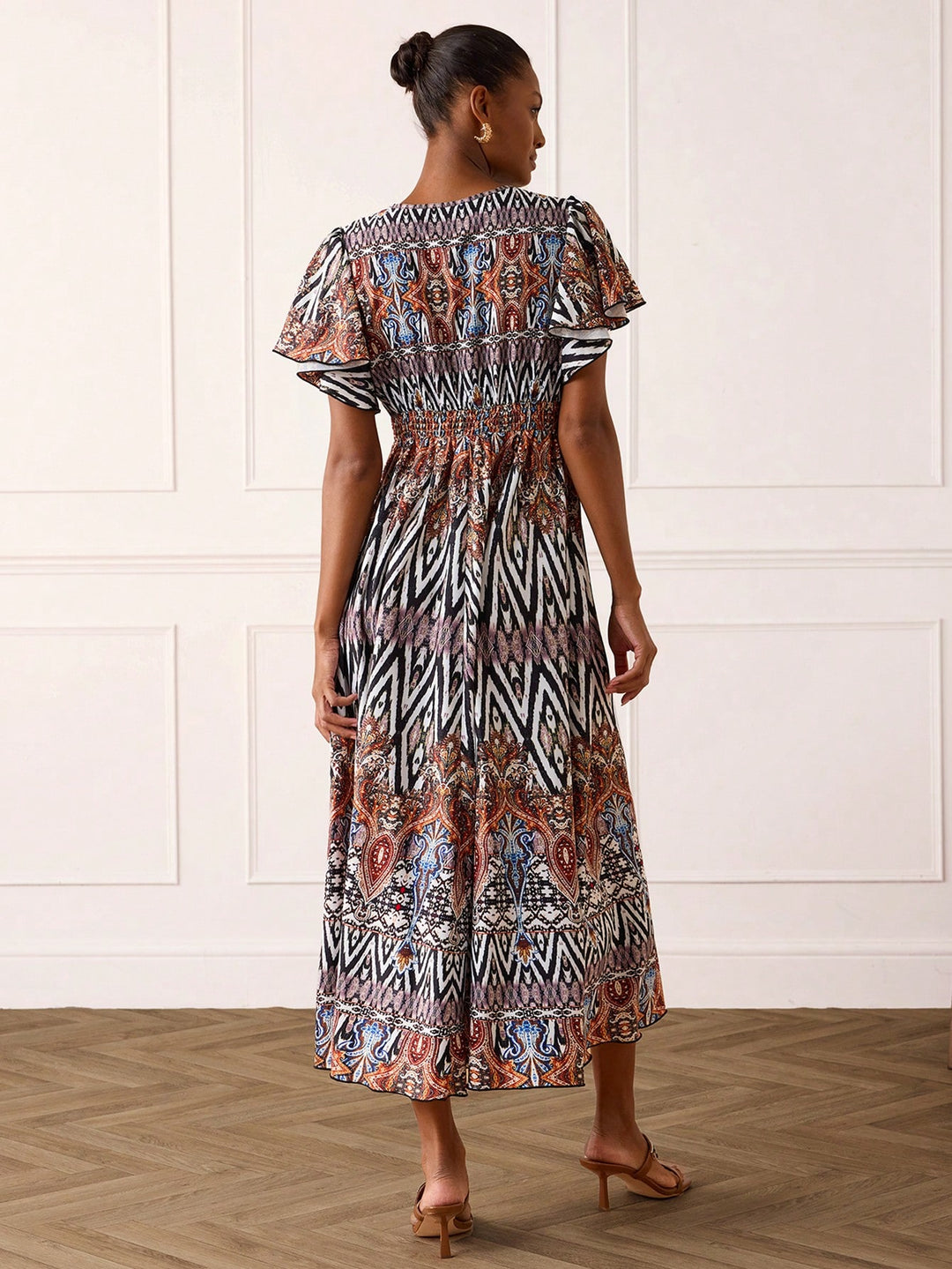 Rochie maxi SHEIN, mix culori
