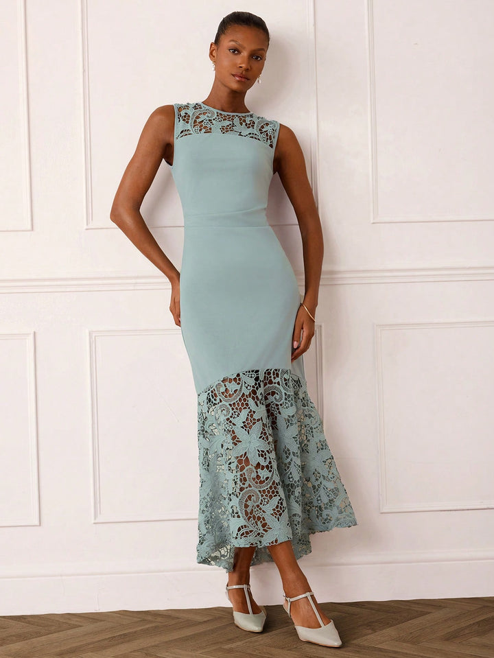 Rochie midi SHEIN, albastru