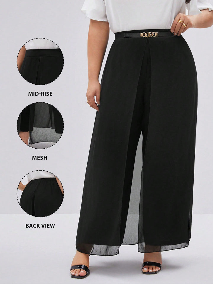 Pantaloni SHEIN, negru