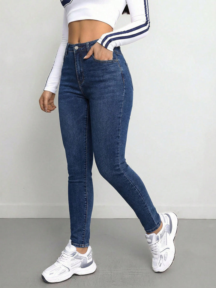 Jeans SHEIN, albastru