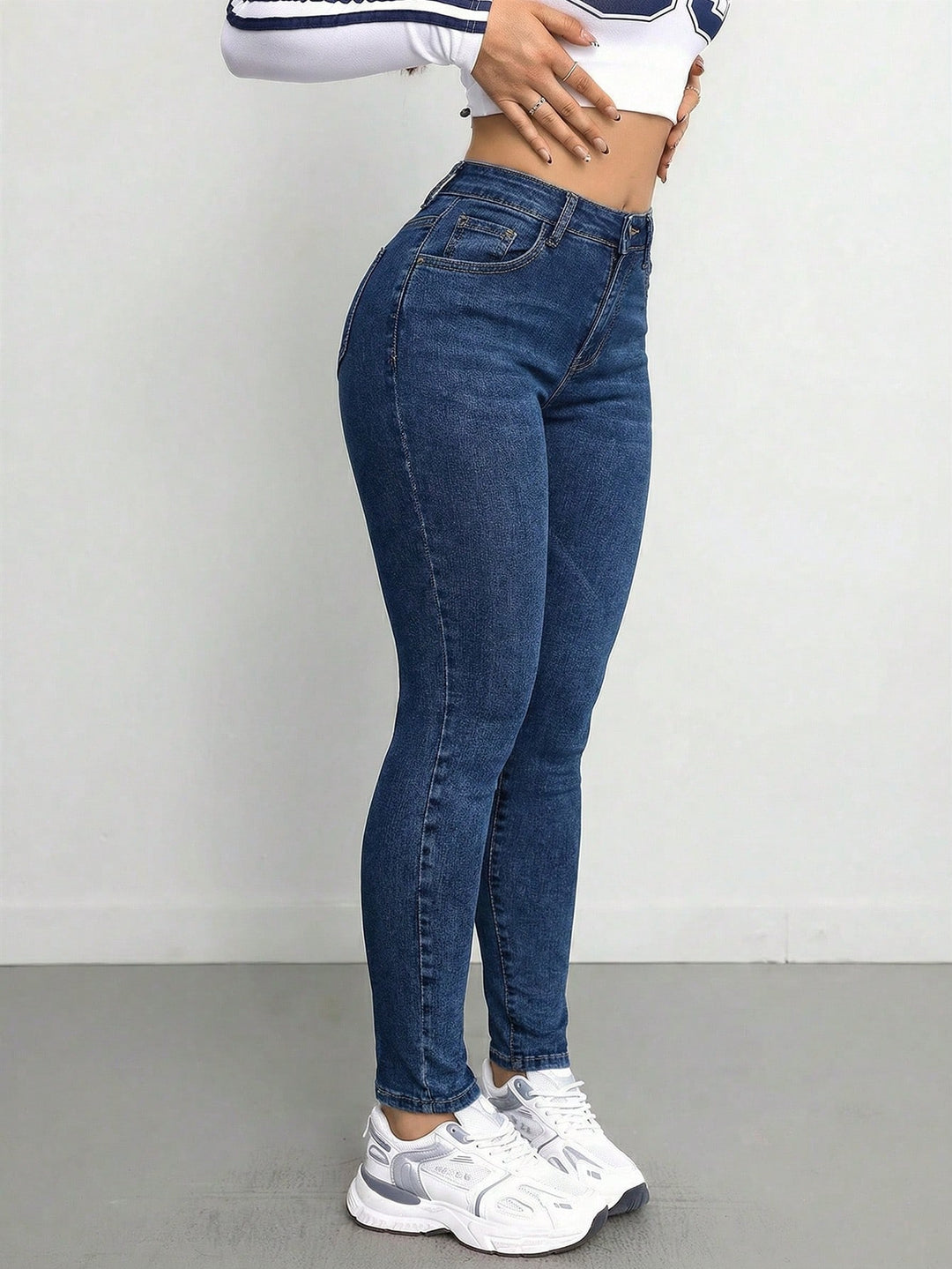 Jeans SHEIN, albastru