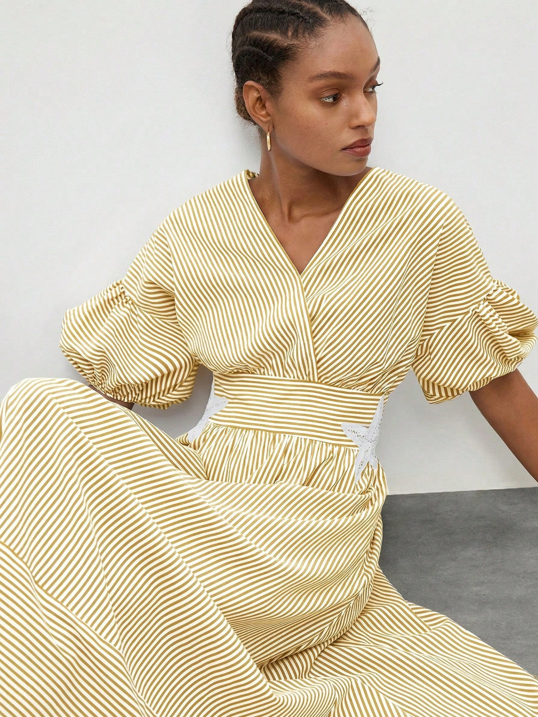 Rochie maxi SHEIN, galben