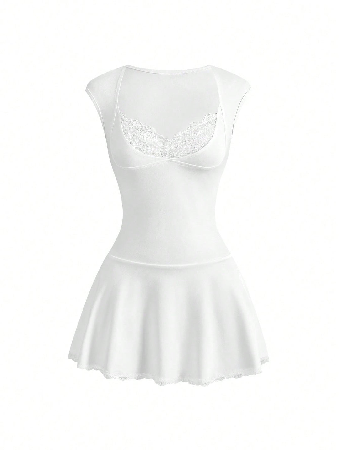 Rochie scurtă SHEIN, alb