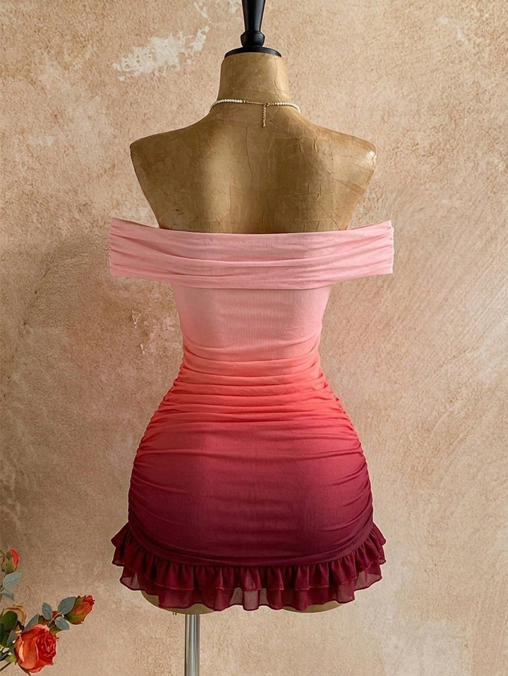 Rochie mini SHEIN, vișiniu