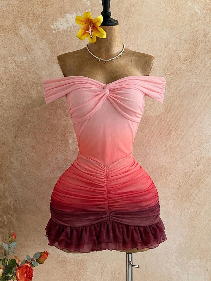 Rochie mini SHEIN, vișiniu