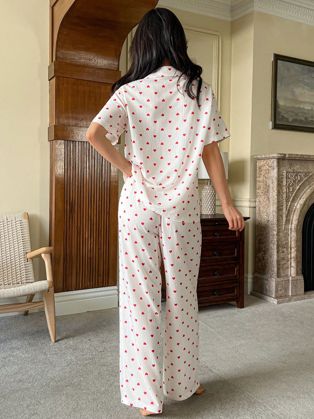 Pijama SHEIN, alb