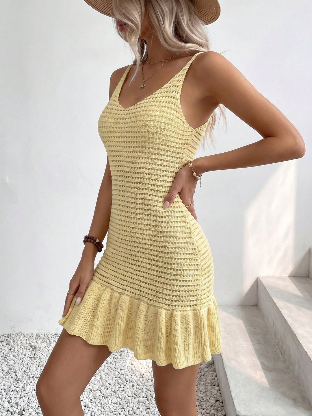 Rochie mini SHEIN, galben