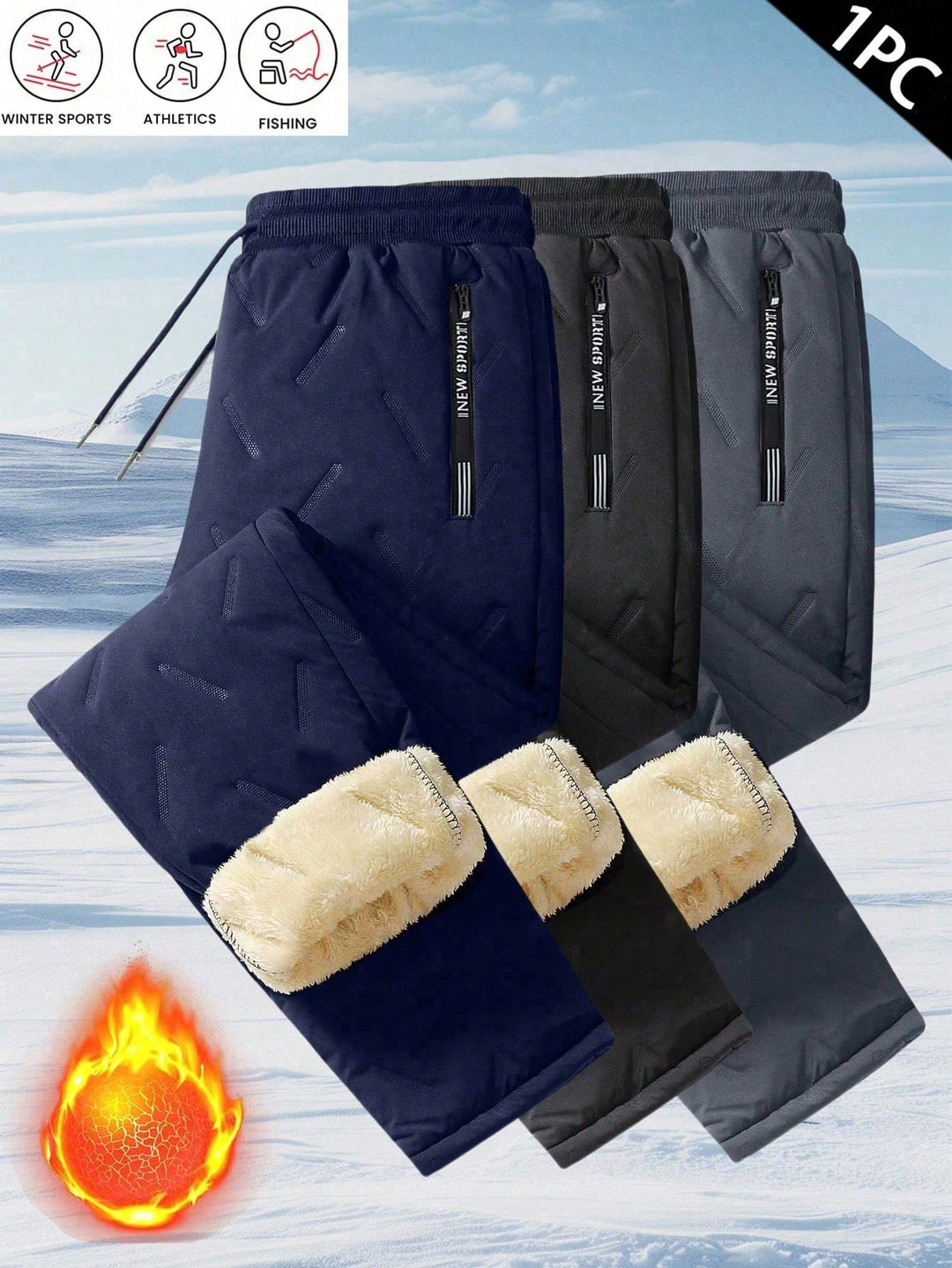 Pantaloni SHEIN, albastru