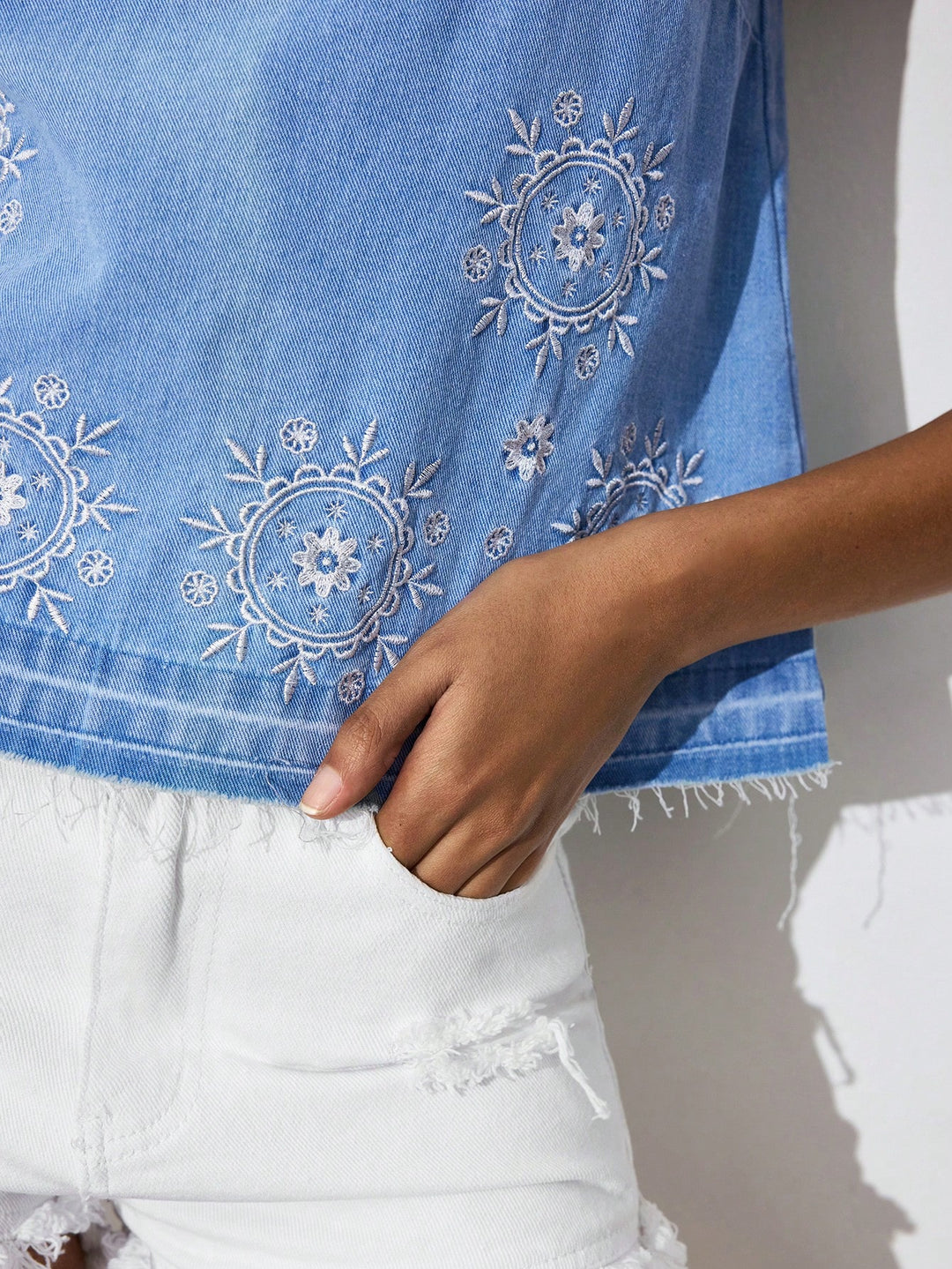 Top SHEIN, albastru