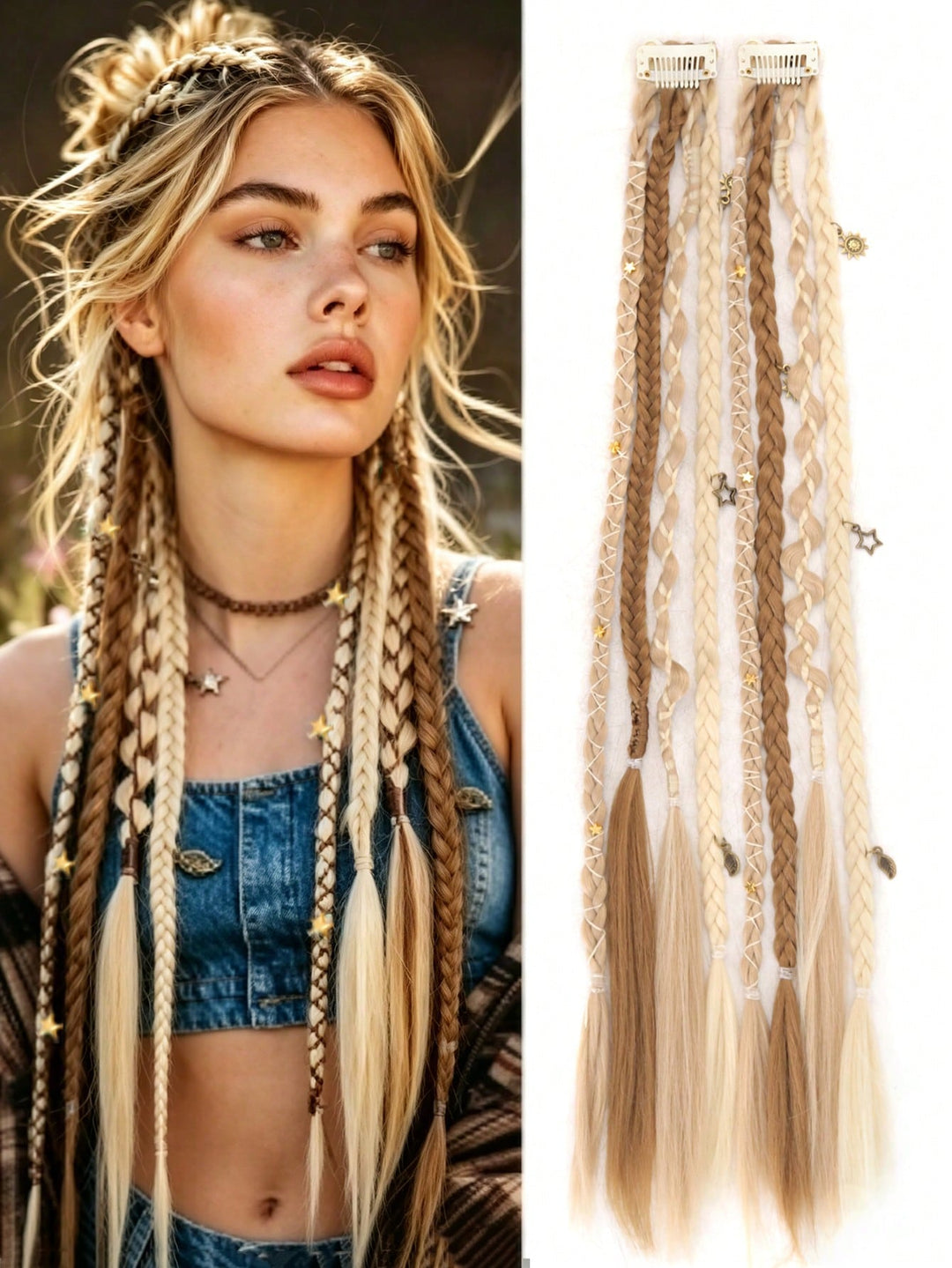 Extensie SHEIN, mix culori