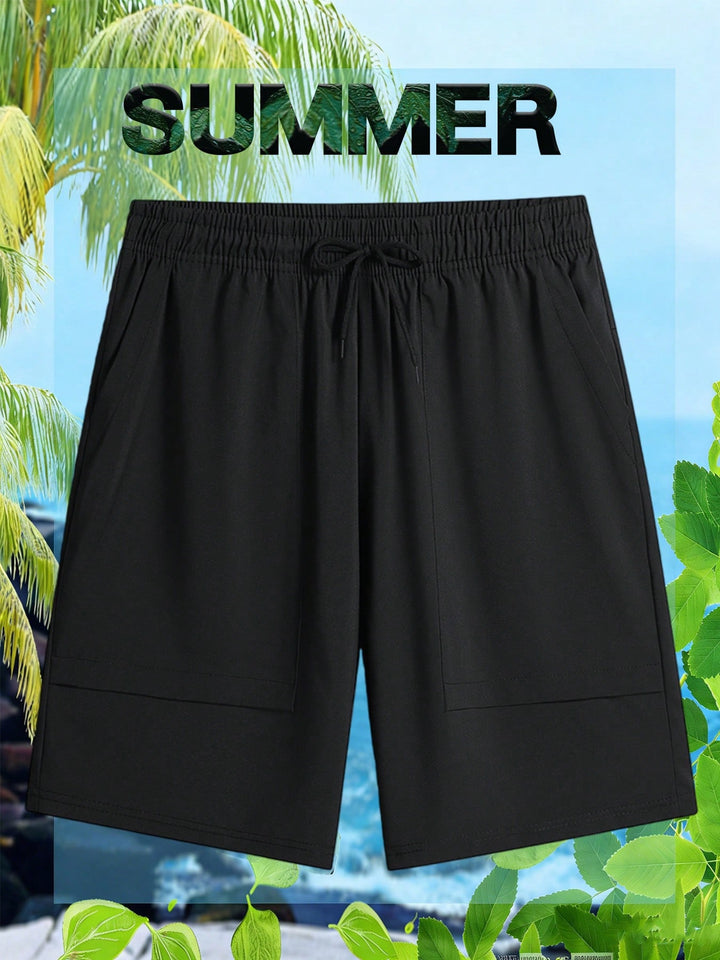 Pantaloni scurți SHEIN, negru