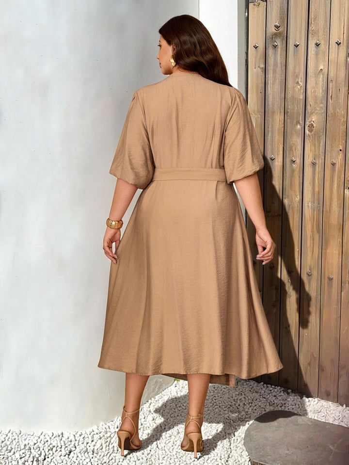 Rochie SHEIN, kaki