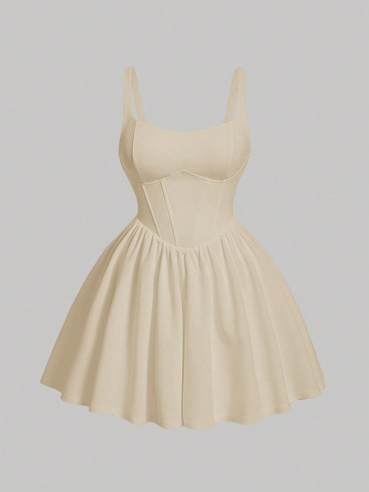 Rochie mini SHEIN, crem