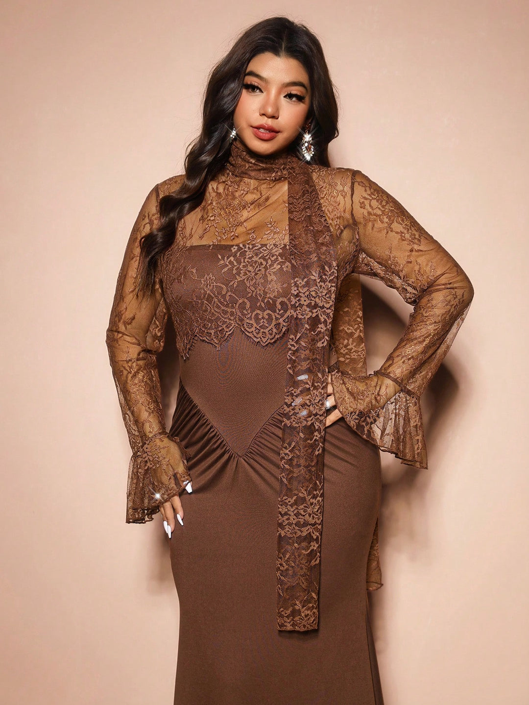 Rochie SHEIN, maro