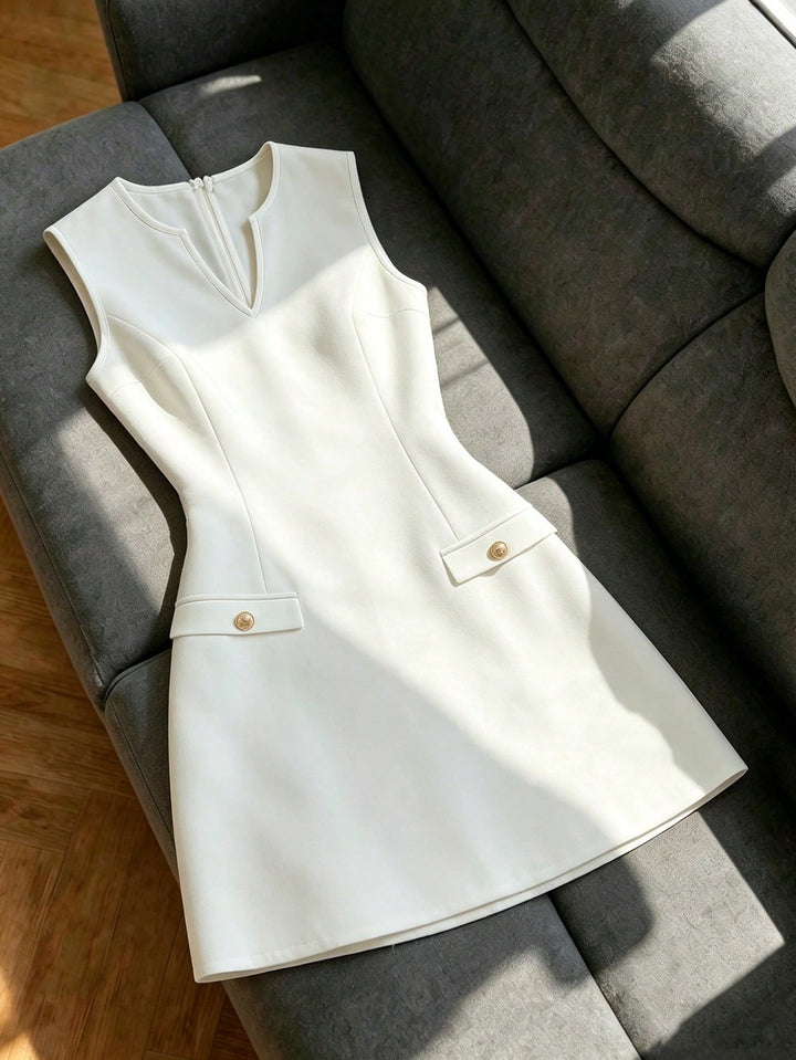 Rochie scurtă SHEIN, alb