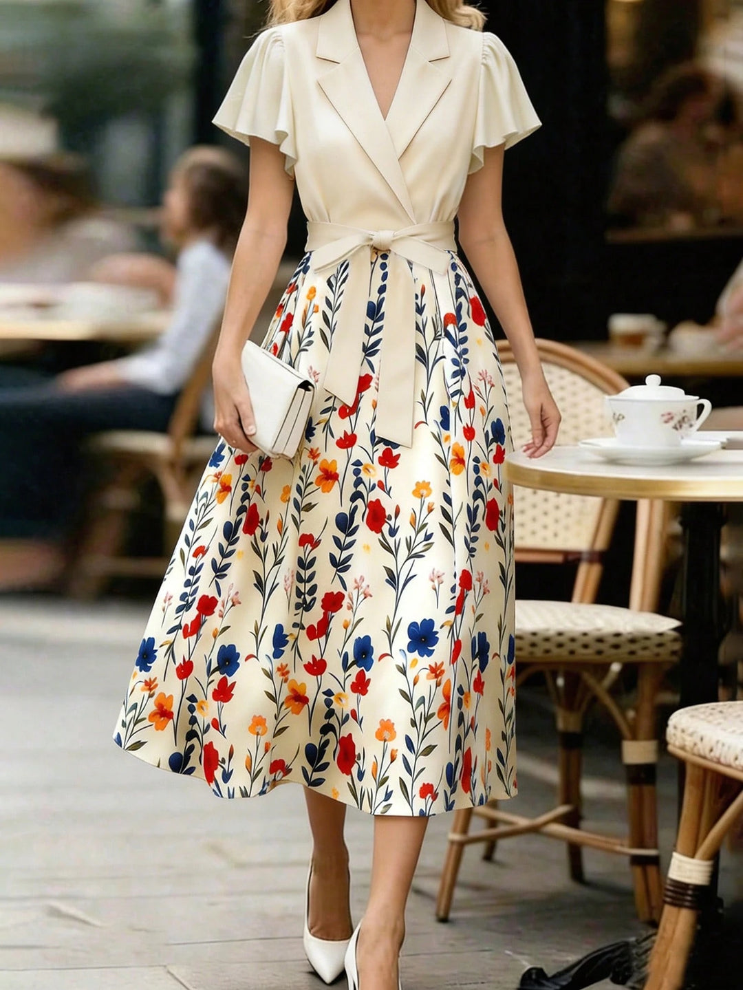 Rochie midi SHEIN, mix culori