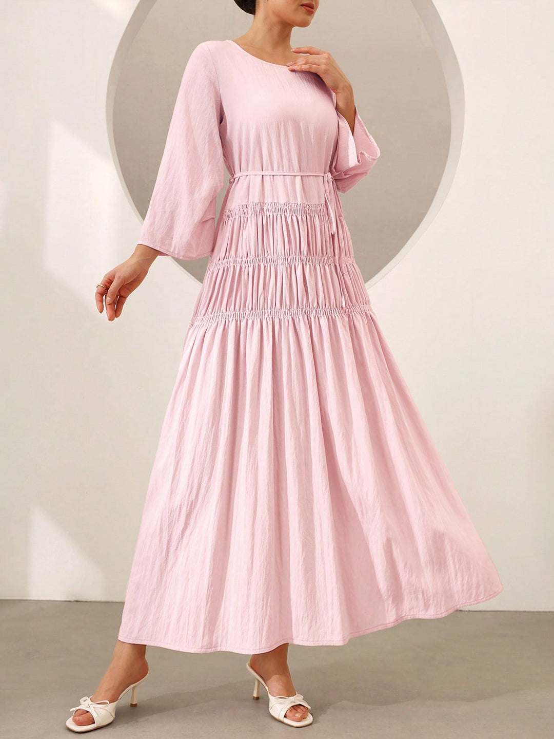 Rochie maxi SHEIN, roz