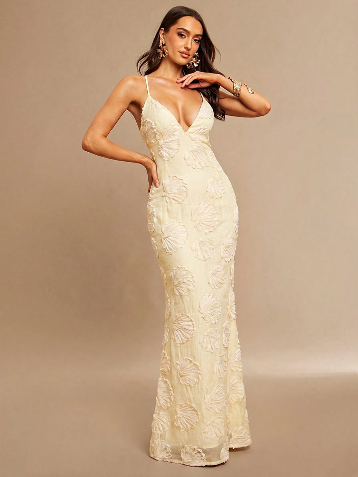Rochie de ocazie SHEIN, galben