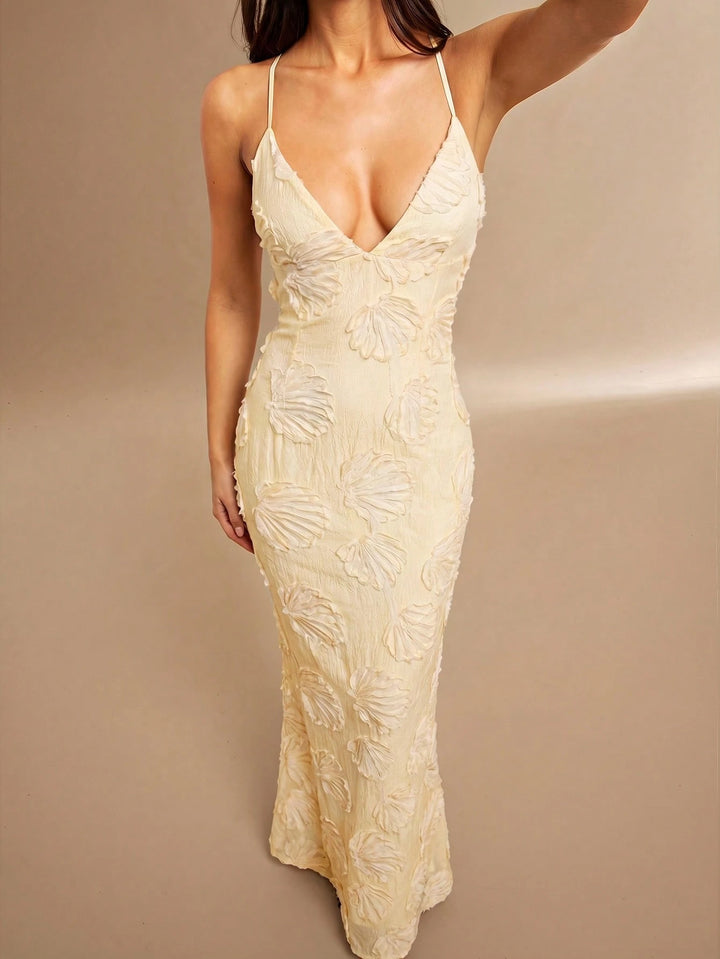 Rochie de ocazie SHEIN, galben