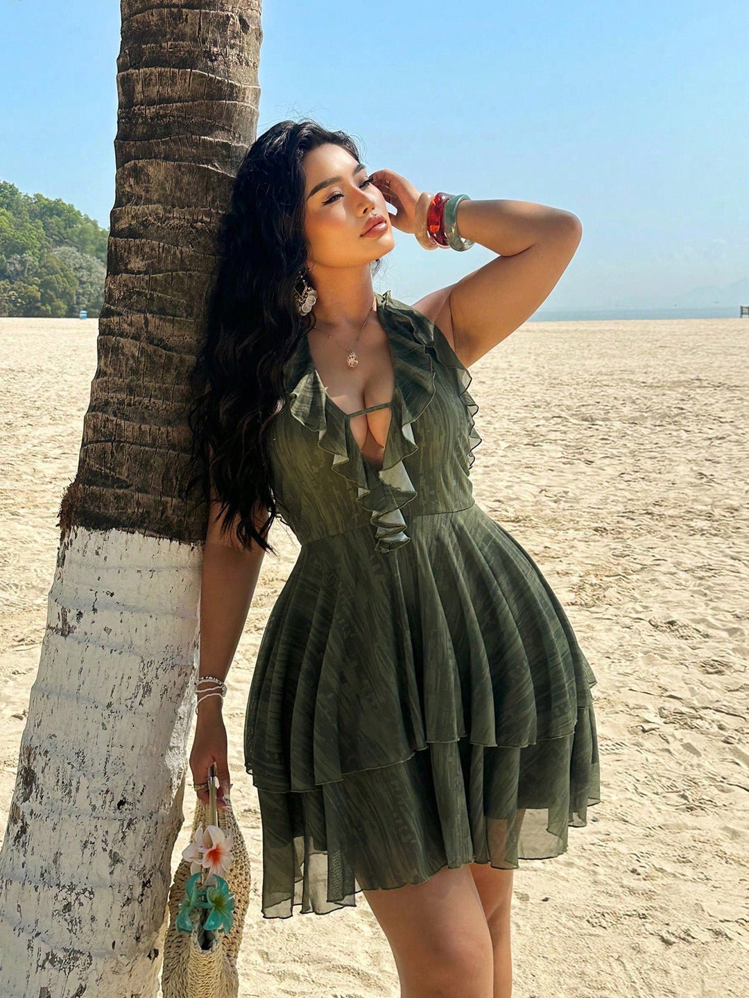Rochie SHEIN, verde