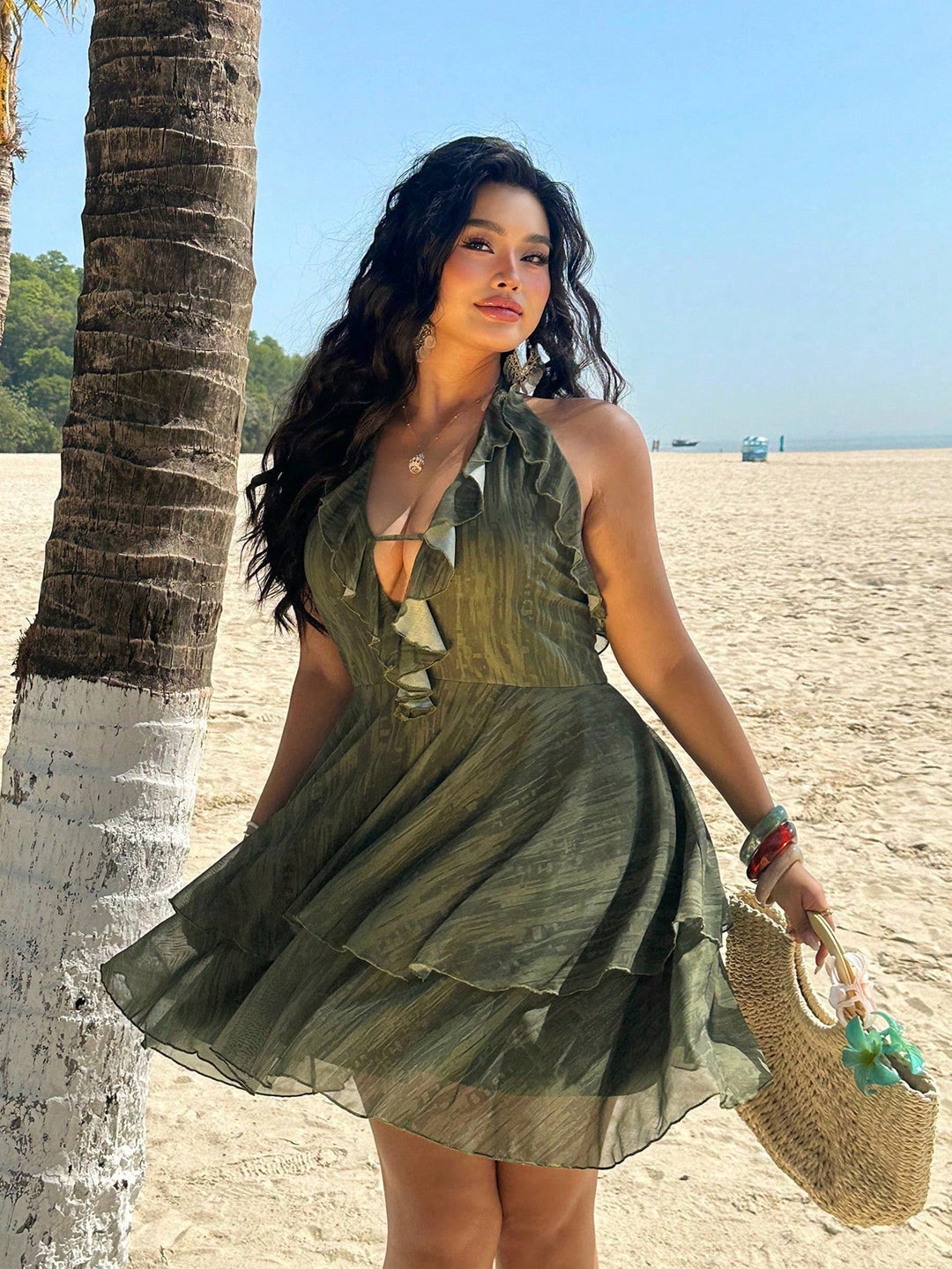 Rochie SHEIN, verde
