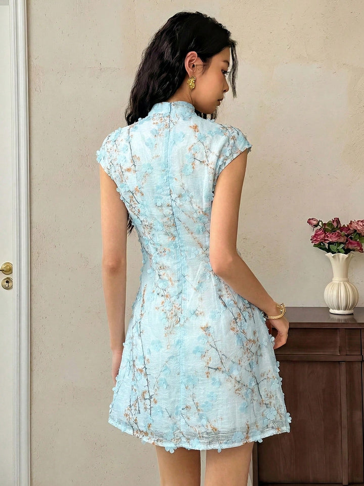Rochie scurtă SHEIN, albastru