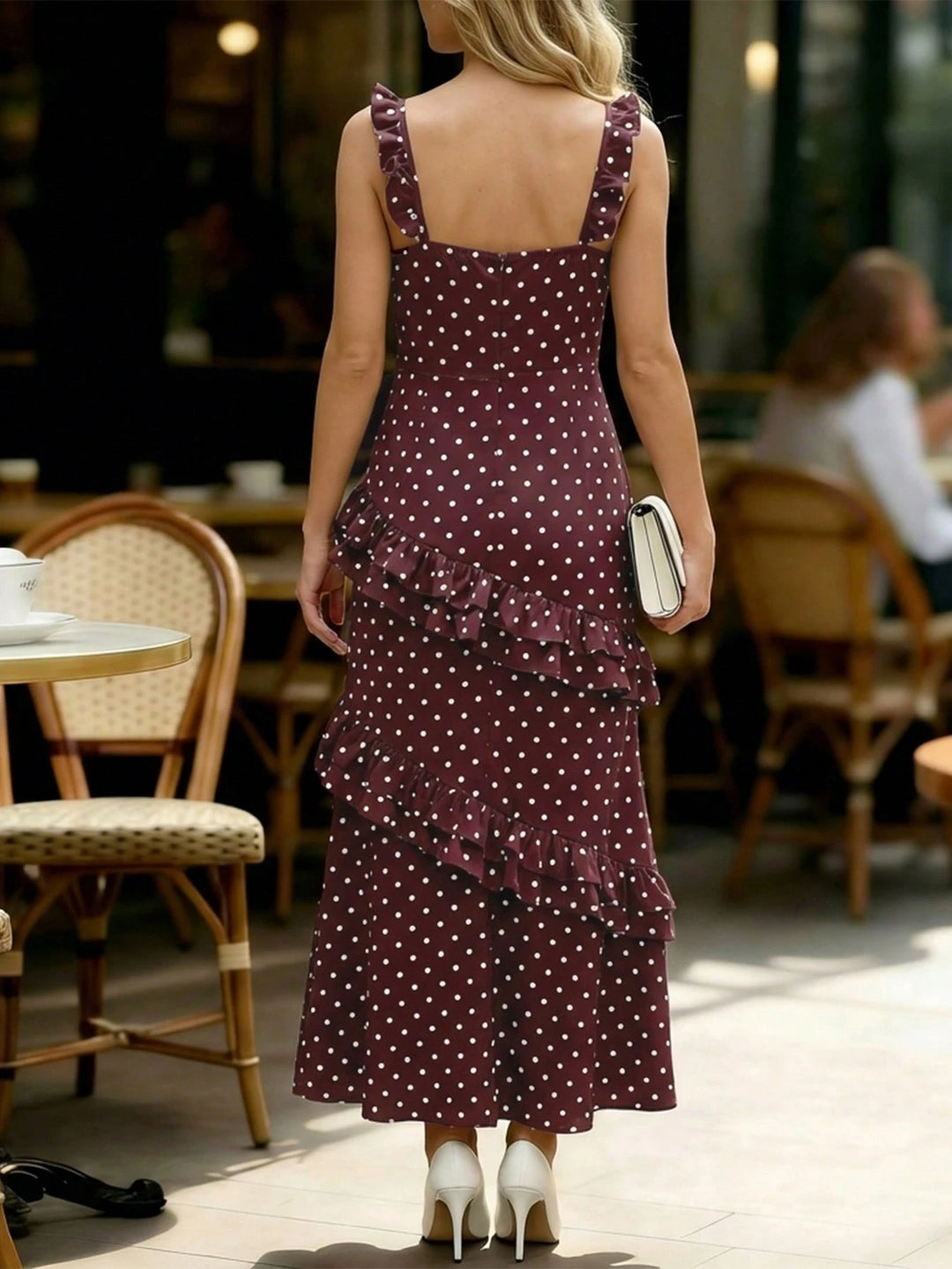 Rochie maxi SHEIN, maro