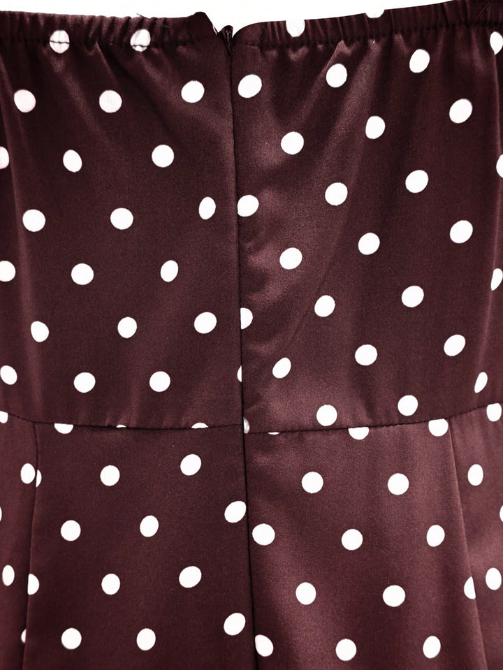 Rochie maxi SHEIN, maro