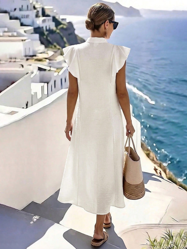 Rochie midi SHEIN, alb