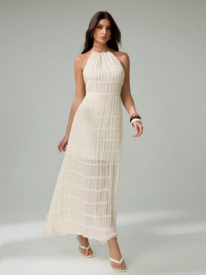 Rochie maxi SHEIN, alb