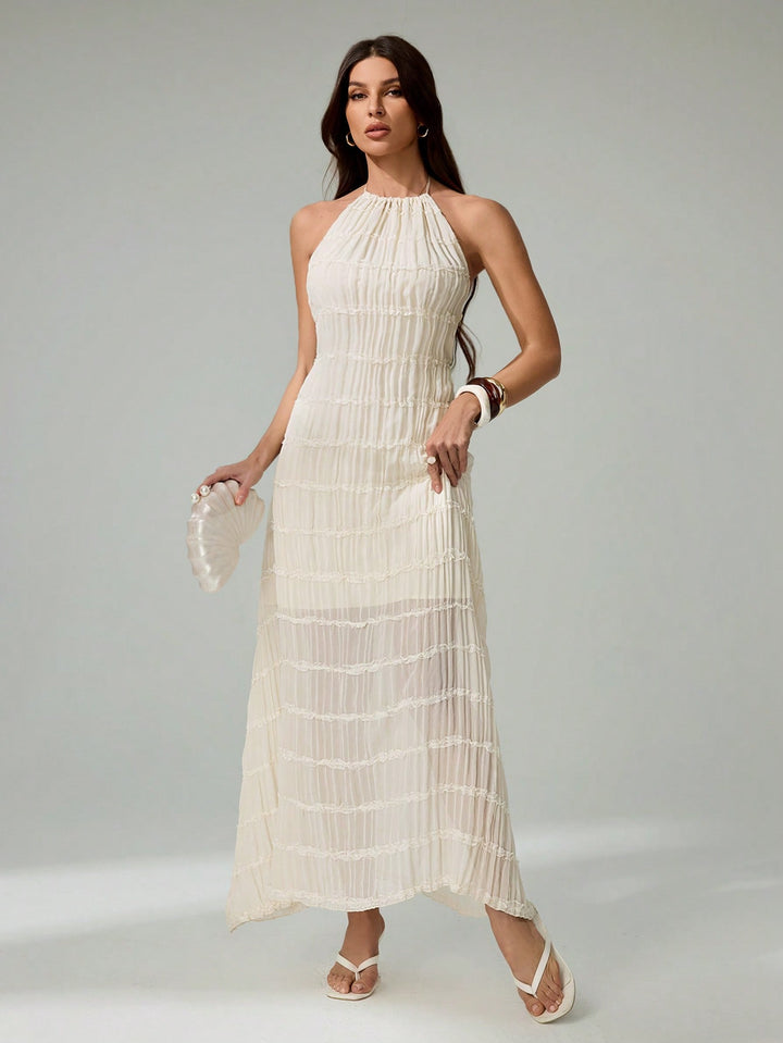 Rochie maxi SHEIN, alb