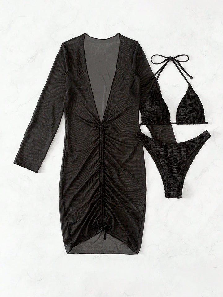 Set bikini SHEIN, negru