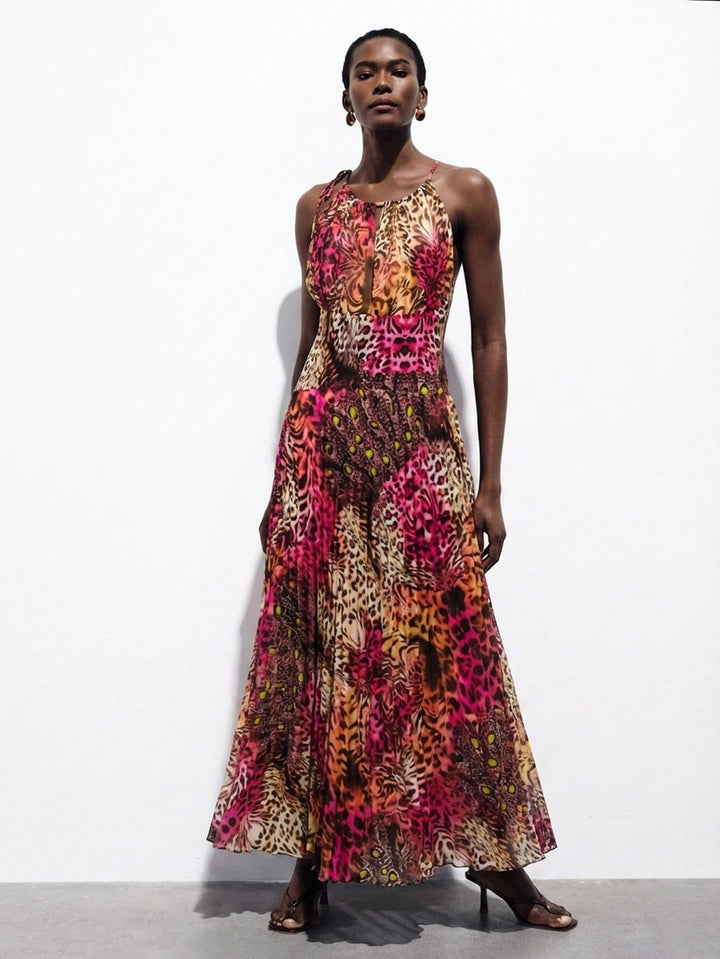 Rochie maxi SHEIN, mix culori