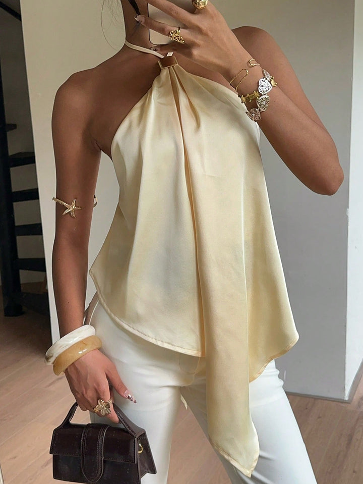 Top SHEIN, galben