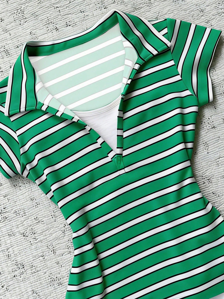 Top SHEIN, verde
