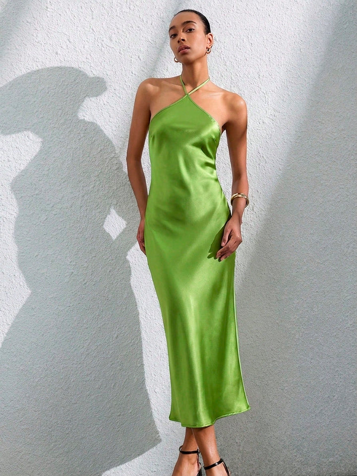 Rochie maxi SHEIN, verde