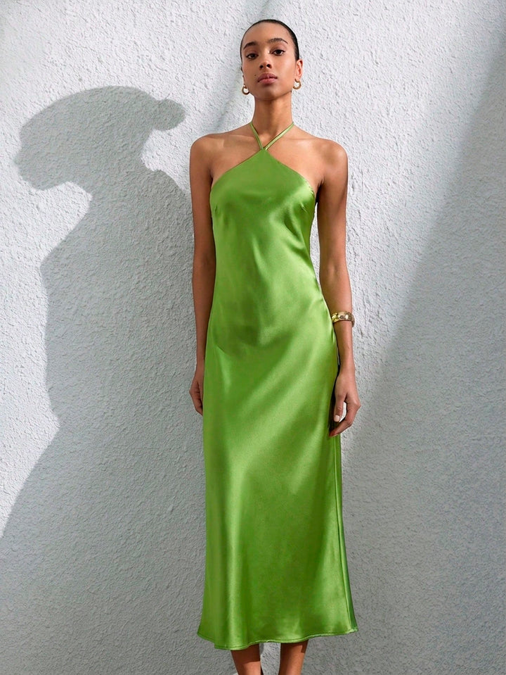 Rochie maxi SHEIN, verde