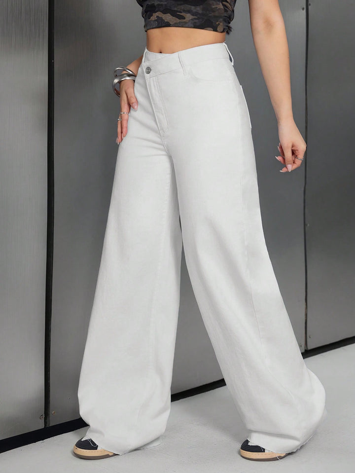 Jeans SHEIN, alb