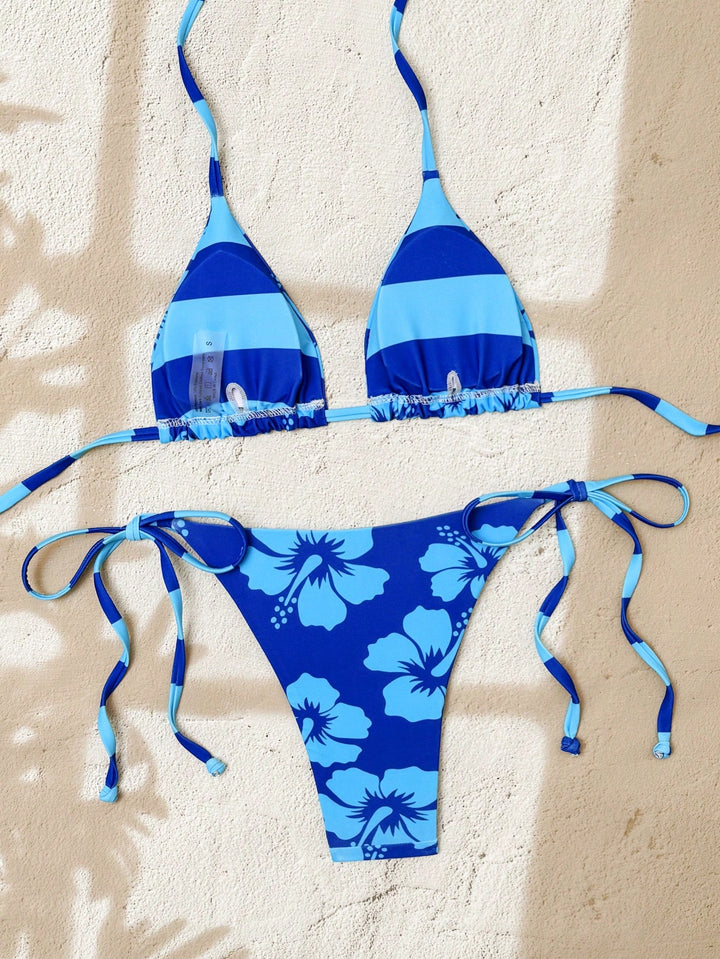 Set bikini SHEIN, albastru