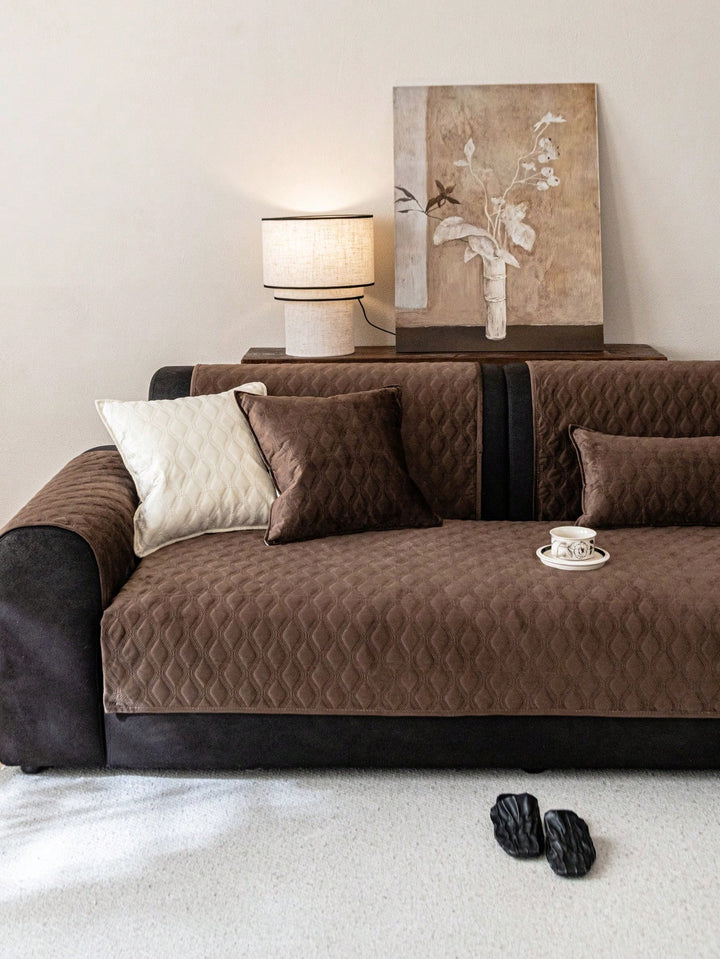 Husă canapea SHEIN, maro