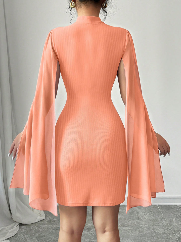 Rochie mini SHEIN, portocaliu