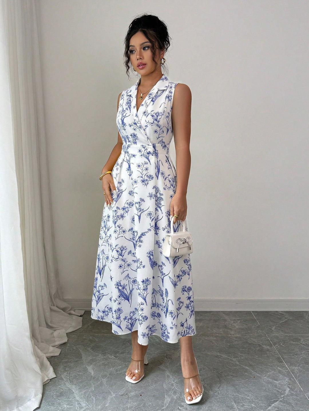 Rochie maxi SHEIN, mix culori