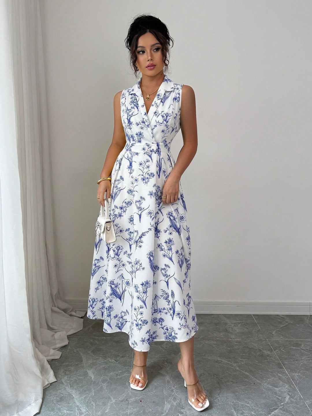 Rochie maxi SHEIN, mix culori