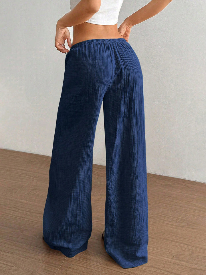 Pantaloni SHEIN, albastru